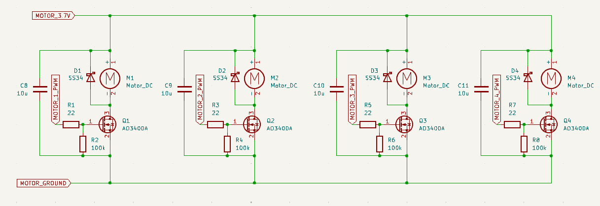 Motor control board schematic - v1.1