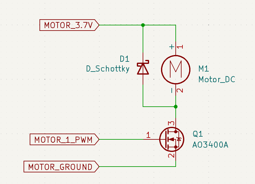 Initial motor circuit design for v1.0