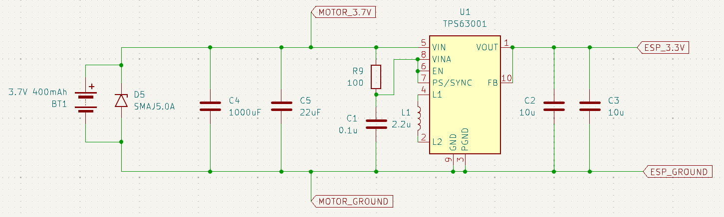 Board power circuit - v1.0